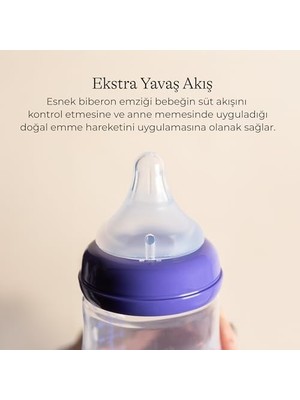 Skygo Lansinoh Natural Wave Biberon Emziği Ekstra Yavaş Akışlı (0 Ay)