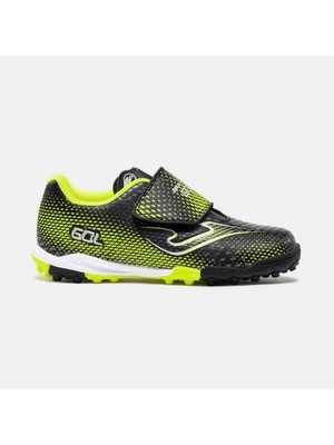 Joma Gol Jr 2601 Black Turf Çocuk Halı Saha Kramponu