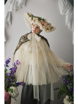 Fresh Scarfs X DeFacto Night Bloom Viskon Şal I1741AX26SM