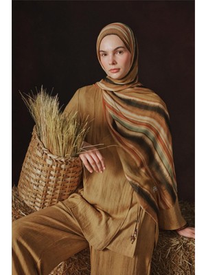 Fresh Scarfs X DeFacto Sunset Batik Viskon Şal I1754AX26SM