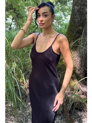 Gülseli Kadın Ayarlanabilir Askılı Elbise P-00022497