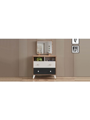 Enluso Smart Erkek Şifonyer (Atlantic Çam)