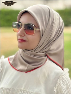 ALDAIYR Eşarp Rayon El Dikişi Kenarlı