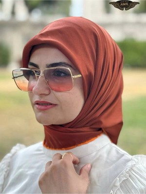 ALDAIYR Eşarp Rayon El Dikişi Kenarlı