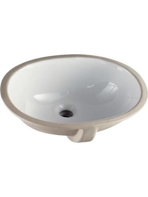 Turkuaz Seramik Turkuaz Cerastyle Tezgah Altı Hilton Yapıştırma Lavabo 35*30 cm
