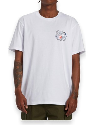 Billabong ABYZT02273 Worded Tees Beyaz Erkek T-Shirt