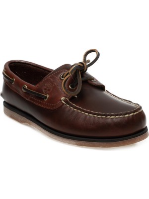 Timberland TB025077 Classic Boat 2 Eye Kahverengi Erkek Ayakkabı
