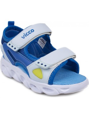 Vicco 332.F21Y188 Roy Phylon Işıklı Mavi Erkek Çocuk Sandalet