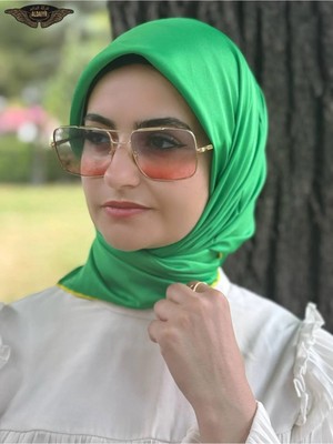 ALDAIYR Eşarp Rayon El Dikişi Kenarlı