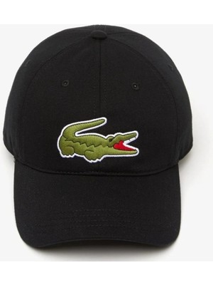 Lacoste Baseball Cap Black Organik Pamuk Unisex Şapka Siyah