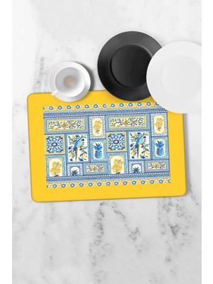 Dekomod Bulaşık Kurutma Matı Kurulama Bezi Örtüsü Tezgah Üstü Emici Bulaşıklık 40X50 cm Yıkanabilir