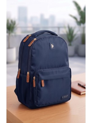 U.S. Polo Assn. Unisex Sırt Çantası Laptop Bölmeli Günlük Okul Seyahat Çok Gözlü 2026-2027 Sezon