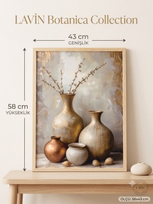 Leylart Modern Çerçeveli Duvar Tablosu (58X43 Cm) RS001