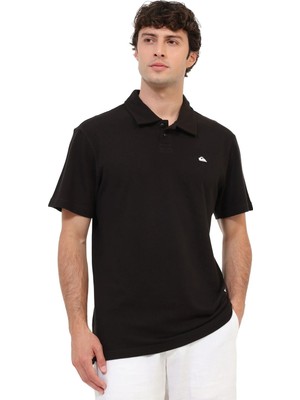 Quiksilver Mw Pıque Polo Siyah Erkek Kısa Kol T-Shirt