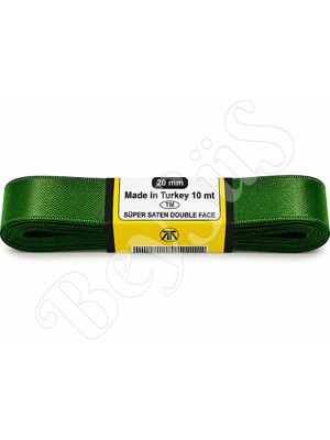 BeySüS Saten Kurdele 20 mm Yeşil
