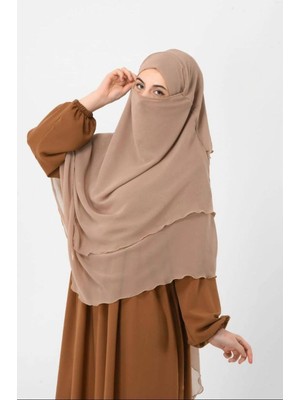 ALDAIYR Üç Katlı Şifon Hijab Sufle