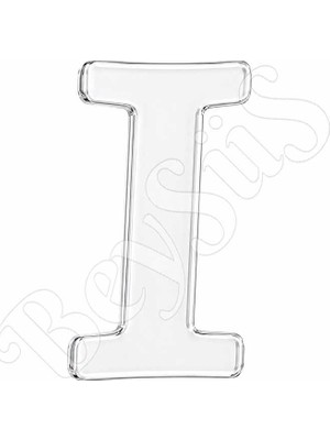 BeySüS Pleksi Harf 4 cm Gümüş I 4 cm
