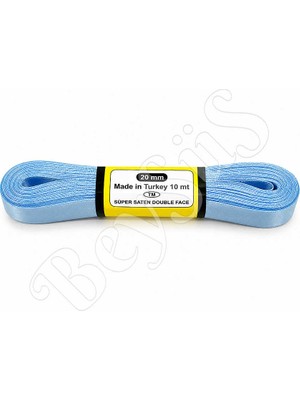 BeySüS Saten Kurdele 20 mm Mavi