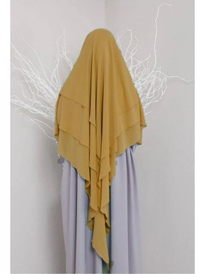 ALDAIYR Üç Katlı Şifon Hijab Sufle