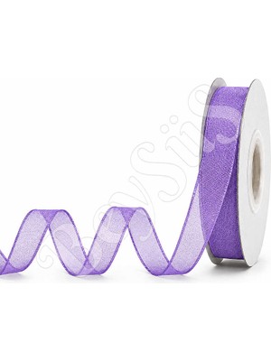 BeySüS Organze Kurdele 10 mm Mor