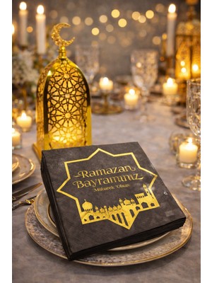 BeySüS Ramazan Bayramı Siyah Peçete