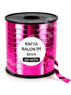 BeySüS Rafya Ip Parlak Pembe 200 M