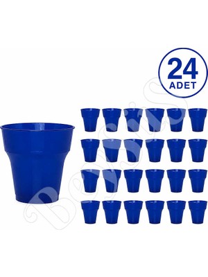 BeySüS Parti Plastik Bardak 24LÜ Lacivert