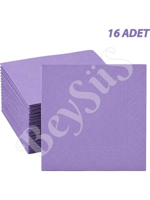 BeySüS Parti Peçete 16lı Mor