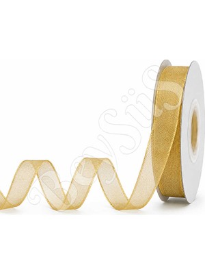 BeySüS Organze Kurdele 20 mm Gold
