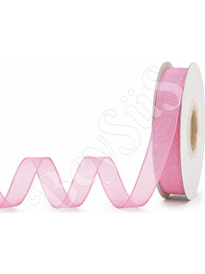 BeySüS Organze Kurdele 10 mm Pembe
