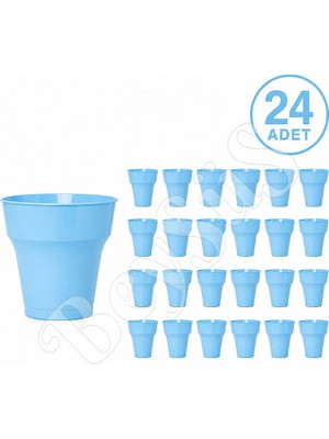 BeySüS Parti Plastik Bardak 24LÜ Mavi