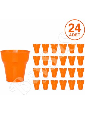 BeySüS Parti Plastik Bardak 24LÜ Turuncu