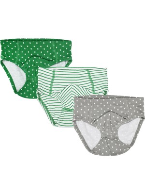 Organickid Star Erkek Çocuk Slip 3'lü Set