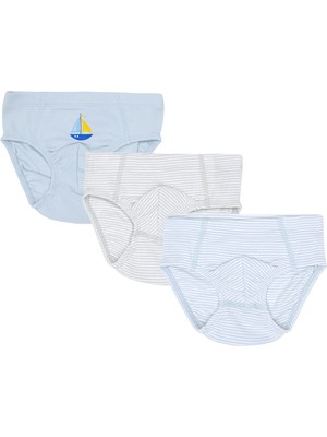 Organickid Cotton Erkek Çocuk Slip 3'lü Set