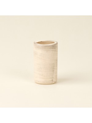 Evidea Bath Diş Fırçalık - Krem - 12X6,5 cm