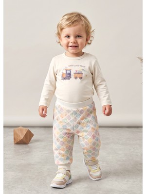 OZMOZ Organik Renkli Baharlık Erkek Bebek Spor Pantolon