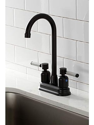 Brass KB8490DKL Kaiser Bar Musluk, Mat Siyah, 11,56 x 9,31 x 4,75
