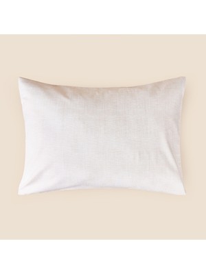 Evidea Soft Vera Kolay Ütülenir 2'li Yastık Kılıfı - Bej - 50X70 cm