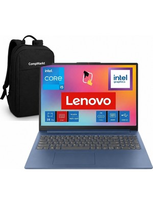Lenovo Ideapad Slim 3 Intel Core I5-13420H 16GB 1tb SSD 16" Wuxga IPS Windows 11 Pro Taşınabilir Bilgisayar + Compmarkt Çanta