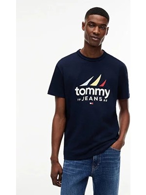 Tommy Hilfiger Tjm Erkek Regular Sailboat S/s T-Shirt