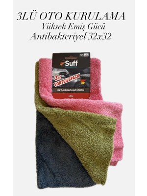 Suff 3lü Kurulama/cila Bezi 32X32