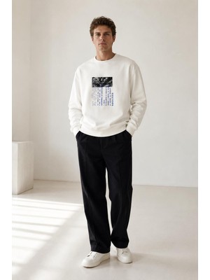 Alexander Gardi Önü Baskılı Sweatshirt