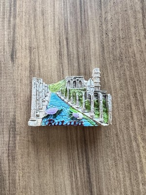 Vavis Antik Kent Dekoratif Mıknatıs, El Yapımı Boyalı Reçine, Turistik Hediyelik Eşya, Buzdolabı Süsü