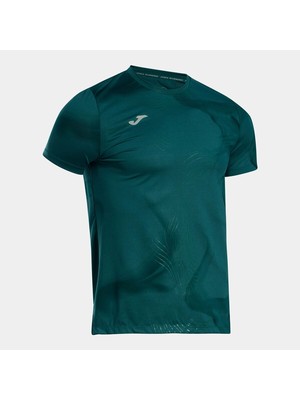 Joma R-Night Kısa Kollu Erkek Turkuaz Koşu Tişörtü 104716.346