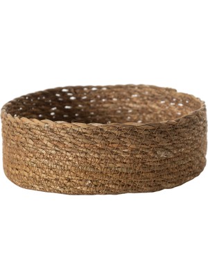 Mudo Home Handmade Natural Yuvarlak Sepet 22 cm