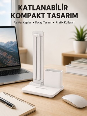 Nilavia Ev ve Ofis Için Fonksiyonel Masa Lambası | Enerji Tasarruflu Çok Yönlü Kullan? - AL002A-62TP3