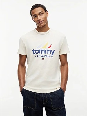 Tommy Hilfiger Tjm Erkek Regular Sailboat S/s T-Shirt