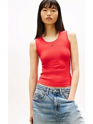 Tommy Hilfiger Kadın Tjw Essential Rib Örgü T-Shirt