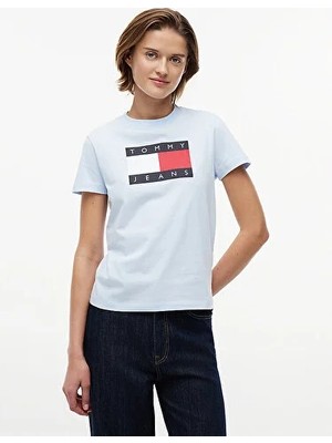 Tommy Hilfiger Tjw Kadın Regular Flag S/s T-Shirt