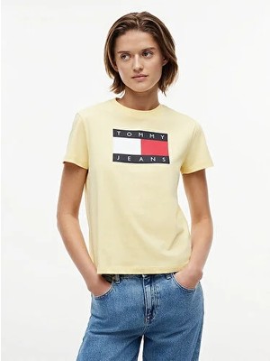 Tommy Hilfiger Tjw Kadın Regular Flag S/s T-Shirt